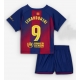 Barcelona Robert Lewandowski #9 Replike Domaci Dres za djecu 2025-26 Kratak Rukav (+ Kratke hlače)